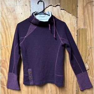 Purple Prana Lucia Pullover Sweater size small